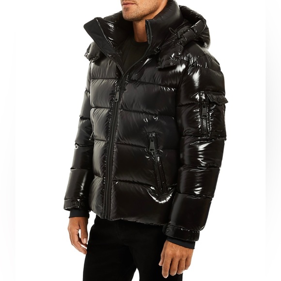 SAM Black Down Parka. Size M - Picture 12 of 14